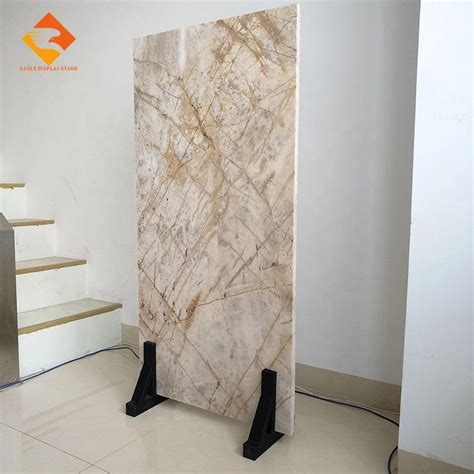 Large Slab Stone Display Rack Wholesale Oem Calacatta Quartz