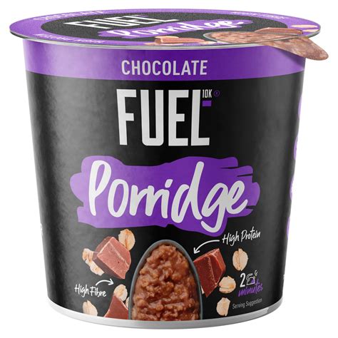 Fuel10k High Protein Chocolate Porridge Pot 70g Oats And Porridge Iceland Foods