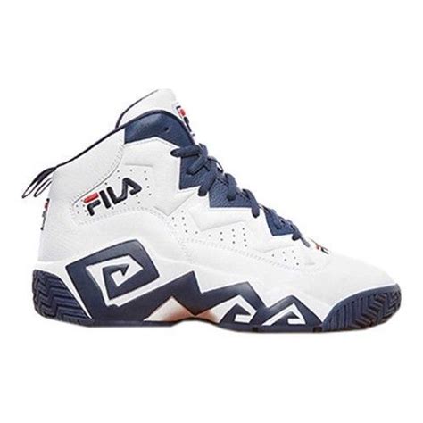 Mens Fila Mb Basketball Shoe Blackfila Redwhite Sneakers Sneakers