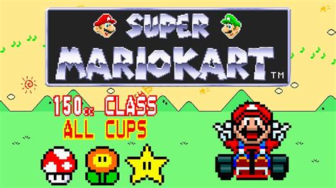 Super Mario Kart Snes Cc Todas La Copas Youtube