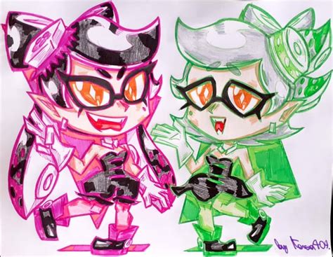 Squid Sisters (from 2021) : r/splatoon