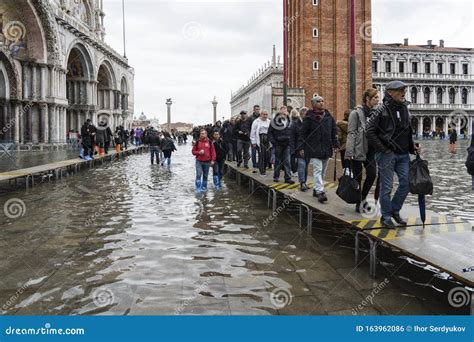 VENICE, ITALY - November 12, 2019: St. Marks Square Piazza San Marco ...