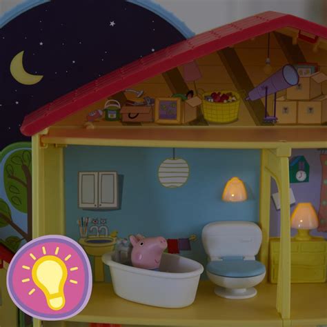 Peppa Pig Peppa’s Adventures Peppa's Playtime to Bedtime House ...