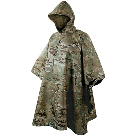 Helikon Waterproof Poncho Ripstop Camogrom Waterproofs Military 1st