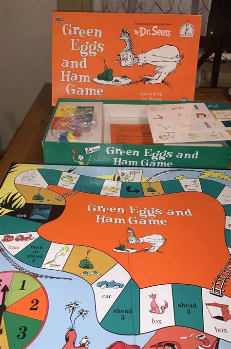 Green Eggs and Ham Board Game Dr. Seuss University Games Brand NEW Open ...