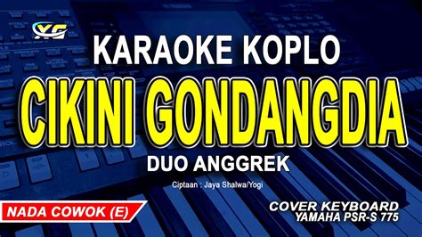 Cikini Ke Gondangdia Karaoke Koplo Nada Pria Cowok Duo Anggrek