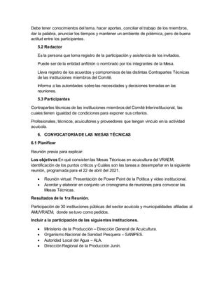 Implementacion De La Mesa Tecnica PDF