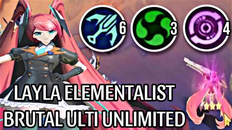 Layla Elementalist Ulti Terus Damagenya Ngeri Magic Chess Mobile