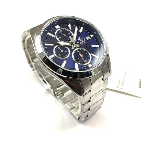 Mens Casio Edifice Stainless Steel Chronograph Efv 560d Watch Efv560d 2av