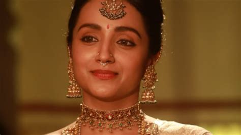 trisha krishnan opens  working  ponniyin selvan  impactful