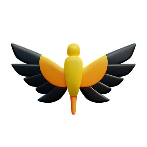 wings 3d rendering icon illustration 28572567 PNG