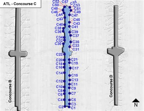 Denver Airport Concourse Map