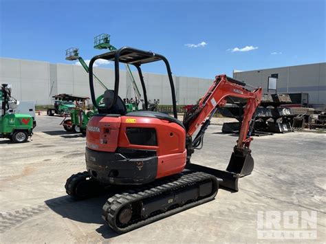 2015 Kubota U35 4 Mini Excavator In Grand Prairie Texas United States Ironplanet Item 7487378