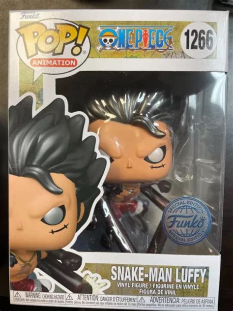 Funko Pop Metallic Snake Man Luffy Gear One Piece Exclusive Eur