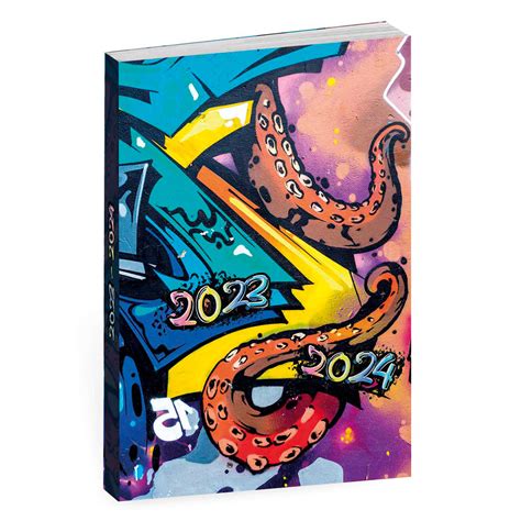 Agenda Scolaire ANONYM Graffiti 2023 2024 Chez Rentreediscount