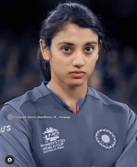 Smriti Mandhana Beautifull Women Indian Team Cricket Player