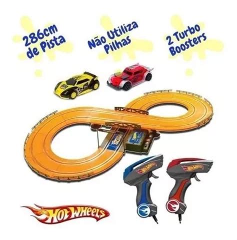 Autorama Pista Hot Wheels Track Set 286cm Multikids Br081 Frete grátis