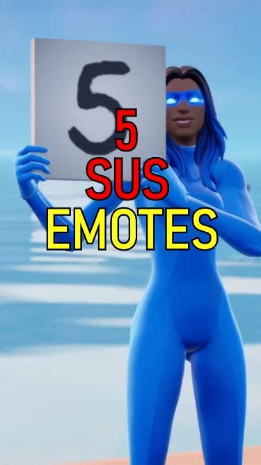 5 SUS EMOTE IN FORTNITE