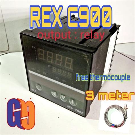 Jual Rex C Temperature Controller Free Cable Rex C Thermostat