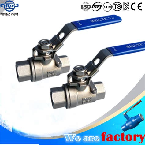 Pc Threaded Stainless Steel Ball Valve Pn Din M