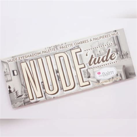 The Balm Nude Tude Palette Beauty Personal Care Face Makeup On