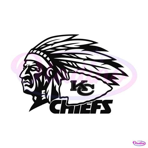 Vintage Chiefs Mascot Kansas City Football SVG