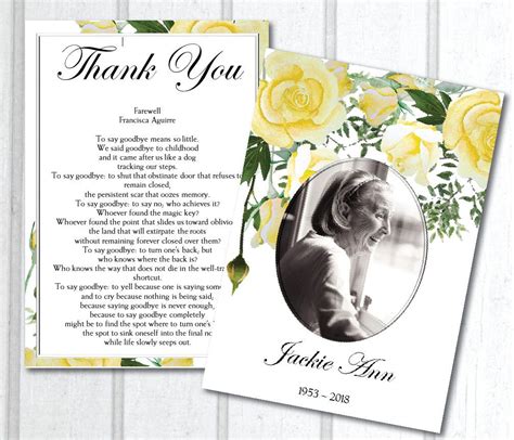 Sympathy Thank You Card Template – Mightyprintingdeals.com