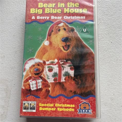 Bear In The Big Blue House A Berry Bear Christmas Vintage Jim Henson