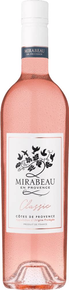 Buy Classic Rosé Cotes de Provence AOP Maison Mirabeau for 16 15CHF