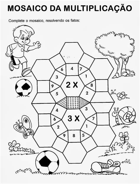 Matemática Atividades De Multiplicação ~ Atividades Para Baixar