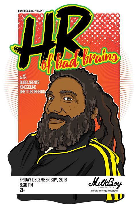 Hr Gig Poster Jason Josef Buchanan Freelance Designer Illustrator