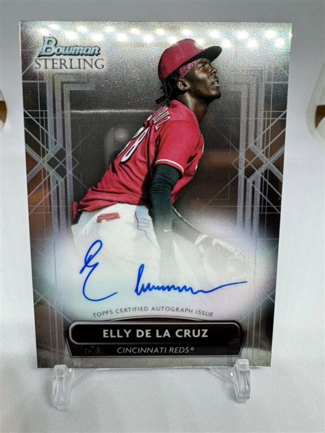 Topps Bowman Sterling Elly De La Cruz Auto Pa Ed