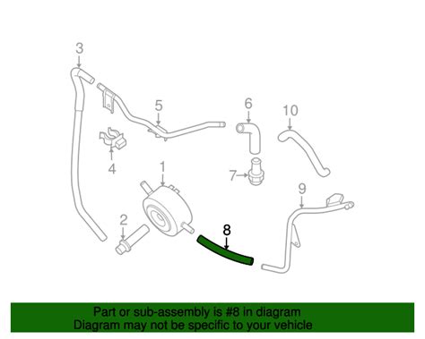 2005 2023 Nissan Engine Coolant Hose 21306 EA21A Nissan Parts Plus