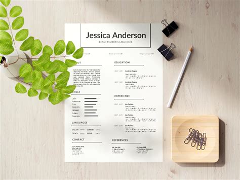 Free Creative Indesign Resume Template for Best Impression