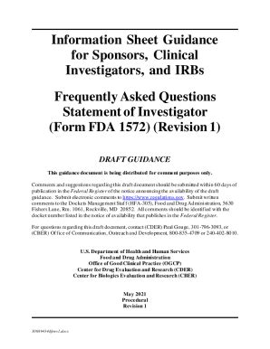 Fillable Online Fda Form What It Means Who It Includes Fax