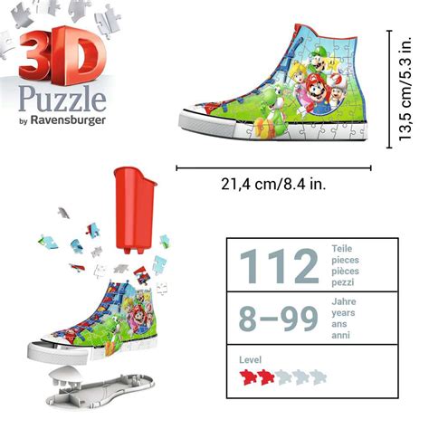 Sneaker Super Mario Sneakers D Puzzle Productos Es Sneaker