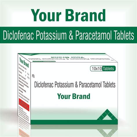 Diclofenac Potassium And Paracetamol Tablets At ₹ 4900box Diclofenac