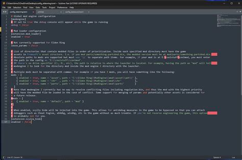 Local Settings not loading [Elden Ring] · Issue #80 · soulsmods ...