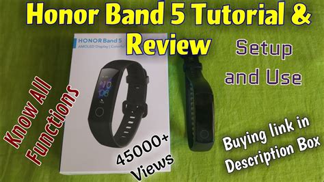 Unboxing Review And How To Setup And Use Honor Band How To Charge