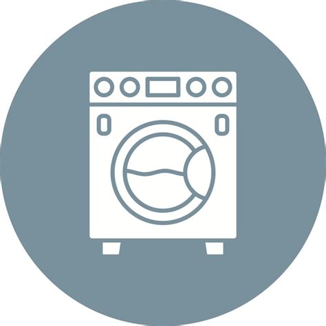 Premium Vector Washing Machine Icon