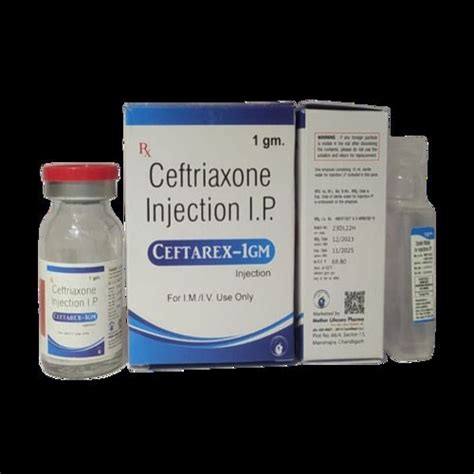 Ceftriaxone Ip Injection 1 Gm At 21 28 INR At Best Price In Chandigarh