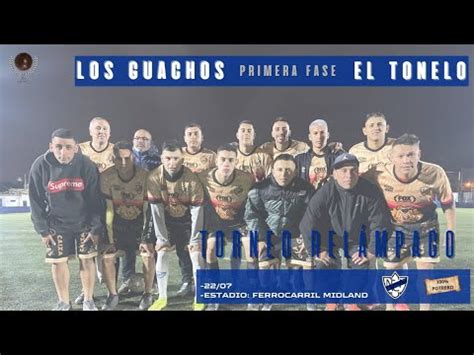 Los Guachos Vs El Tonelo Primera Fase Torneo Rel Mpago