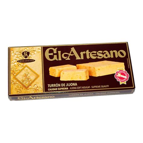 TURRÓN DE JIJONA - Turrones El Artesano - calidad suprema