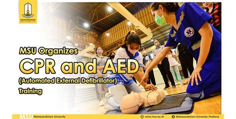 MSU Organizes CPR And AED Automated External Defibrillator Training