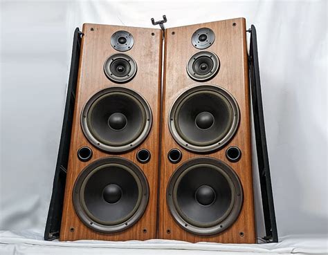 Pair Of Technics Sb A Double Woofer Way Tower Home Floor Reverb