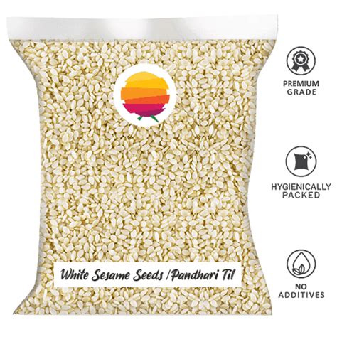 White Sesame Seeds/ Pandhari Til 100g – Qwick Pick