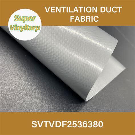 Anti Static Duct Tarpaulin PVC Tarpaulin Ventilation Duct Fabric 250D