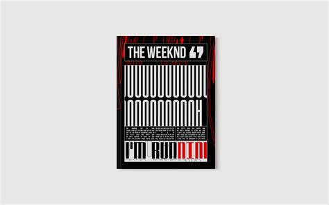 The Weeknd Lyrics on Behance