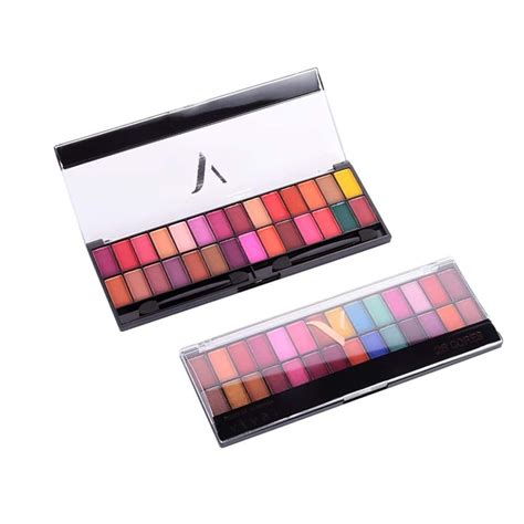 Paleta De Sombras 28 Cores Vivai 2198 Shopee Brasil