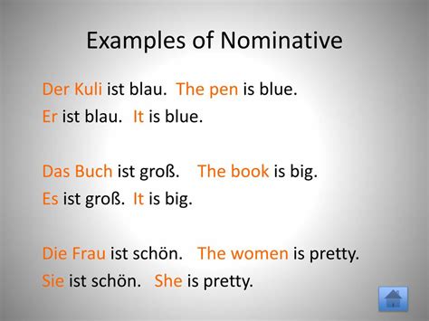 Pronouns In The Nominative Examples